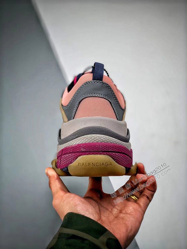 Balenciaga經典款男女鞋 巴黎世家頂級版本Triple-S 17老爹鞋 Balenciaga情侶款老爹鞋  hdbl1225